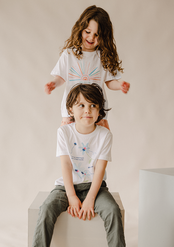 Little Wise One | Affirmation T-shirt For Kids | The Bee Tee