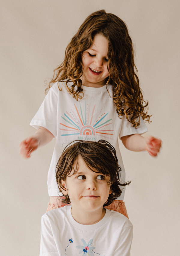 Little Wise One | Affirmation T-shirt For Kids | The Rainbow Tee